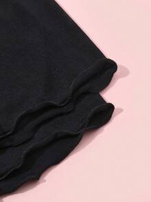 4件套女童无缝透气莫代尔安全短裤夏季薄款内裤 - 黑色 - 查看 2