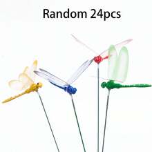 10 Peças Decoração Realista de Libélula, Decoração de Jardim 3D de Libélula, Estacas de Libélula de Jardim, Enfeites de Libélula de Jardim, Decoração de Pátio, Estacas de Libélula com Hastes, Decorações de Jardim de Libélula, Decoração de Quintal, Pregos de Libélula com Hastes, Decoração de Jardim de Design Moderno de Libélula, Adequado para Casa, Decoração de Parede de Flor Seca de Jardim/Loja/Casa, Decoração Móvel 3D de Jardim/Floral/Festa Interna e Externa - Multicolorido - Visão 7