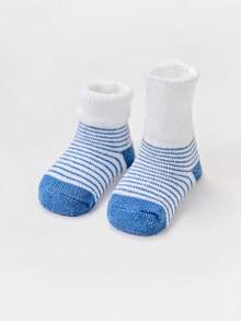 6 Pairs Newborn Baby Thick Warm Fleece Socks