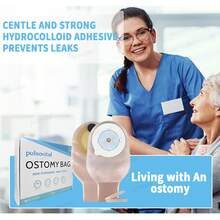 30* Bolsa Drenaje Ostomia 15-76mm Recortable Bolsa de Colostomia