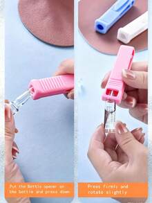 Multi-Functional Medical Ampoule Bottle Opener, Made Of ABS Material, Suitable For Nurses And Doctors To Open Bottles, Lightweight Ampoule Bottle Opener - Nursing Assistant Tool, Small Grinding Wheel Can Efficiently Open Glass Ampoule Bottles, Medication Vial Breaking Tool. - Multicolor - View 3