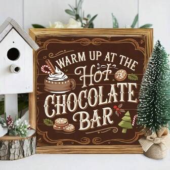 1件3D情人节木质相框，“你是我的草莓上的巧克力”，木框标牌，适用于家居、玄关、客厅、卧室、桌面装饰，乔迁新居礼物，情人节礼物，情人节装饰相框，装饰吊坠艺术品，装饰标牌