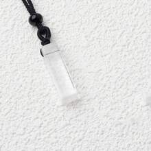 1件天然紫水晶粉色水晶长方形吊坠，DIY项链饰品配件 - 幾何吊墜項鍊 - 查看 20