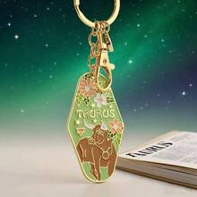 Bộ 12 móc khóa tráng men hình 12 cung hoàng đạo, thích hợp làm quà tặng cho bạn bè, gia đình, quà sinh nhật và phụ kiện trang trí túi xách. - Nhiều màu - Xem 13