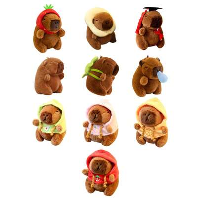 1pc Water Vole Plush Doll Cartoon Pendant, Soft Plush Doll Backpack Pendant, Car Decor Gift, Water Vole, Water Vole Plush, Water Vole, Crocheted Water Vole, Water Vole Bag