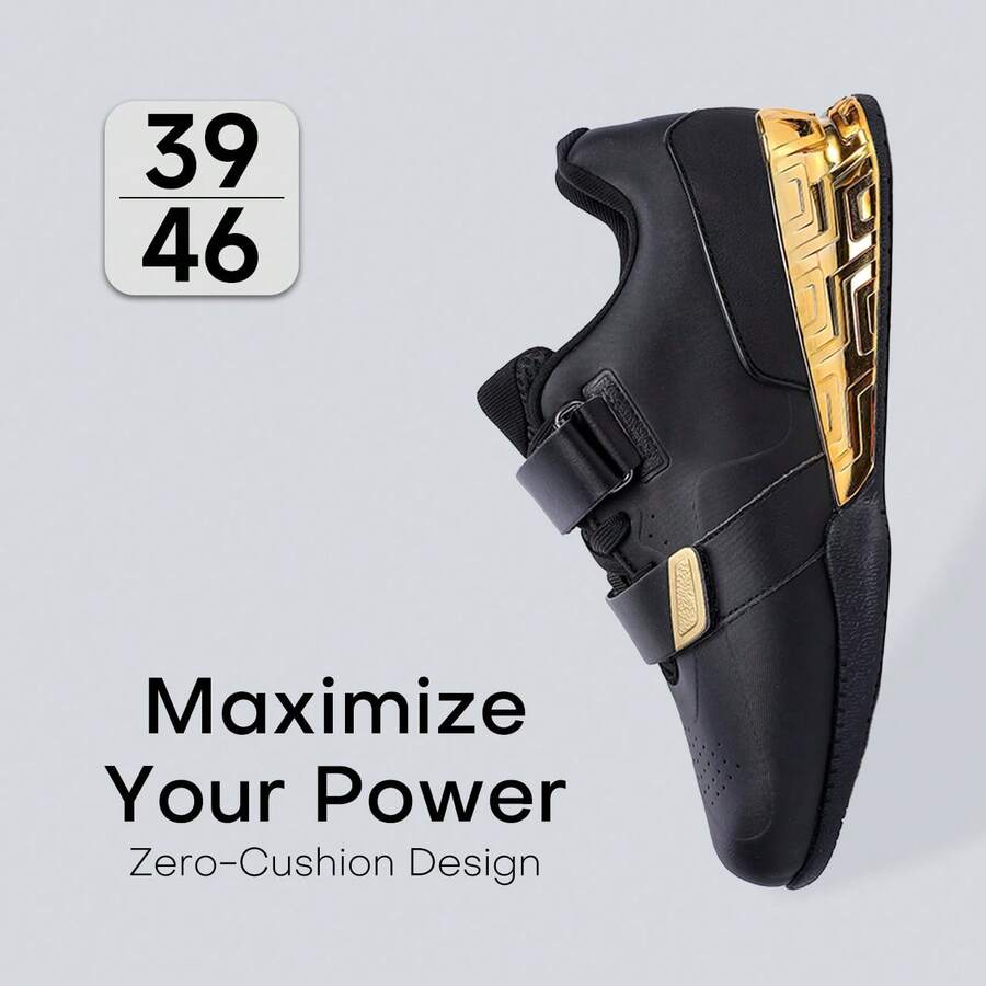 Deadlift Shoes Men, Professional Non-Slip Squat Shoes For Powerlifting, Stable Lifting Training Sneakers With Rubber Sole