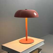 Kexinlighting 1pc Simple Nordic Modern Adjustable Touch Lamp, 3 Brightness Levels, Bedside Night Light, Portable Atmosphere Lamp, Monochrome Finish, Touch LED Lamp With 1800mAh Rechargeable Battery, USB Charging Lamp, Creative Minimalist Design Lamp, Ideal Lamp For Bedroom Nightstand, Decoration For Bedroom/Living Room/Dining Room/Cafe, Valentine's Day Gift - one-size - View 6