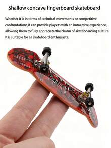 29毫米浅凹指板，带木制展示架，是滑板爱好者的理想礼物