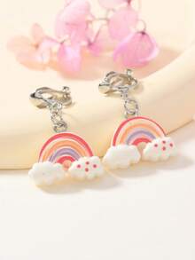 12 件/24 件/36 件/48 件无穿孔夹式耳环，3D 花卉、植物、动物造型，可爱优雅的设计，适合日常佩戴和节日装饰 - 均碼 - 查看 11