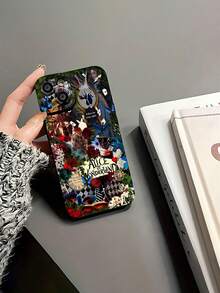 Funda para teléfono con diseño de Alicia en el País de las Maravillas, ideal para iPhone 16, 15, 14 Pro Max, 13, 12, 11, XR y XS Plus. Fabricada en silicona TPU, ofrece protección contra golpes y caídas, además de una excelente sensación al tacto. Es el regalo ideal para familiares, amigos y seres queridos. - Negro - Ver 5