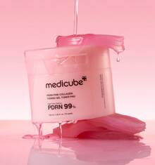 Medicube [Exclusive] Salmon DNA PDRN Pink Collagen Jelly Pad | Korean Gel Toner Pads With Niacinamide, Madecassoside, Retinol | Soothing, Radiance & Uneven Skin Tone | Korean Skin Care | 100Pads - Pdrn 果凍凝膠墊_100片 - 查看 3