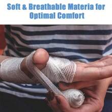 10 Rolls Gauze Elastic Bandages, Breathable Animal Bandages, Mummy Style Bandages, Suitable For Arm And Leg Injuries, Stretchable