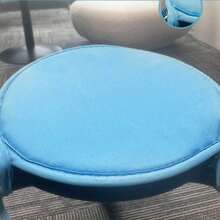 1 Đệm ghế tròn có dây buộc, hai kích cỡ, đệm ghế ăn bằng vải dày màu trơn, sử dụng tại nhà - Nhiều màu - Xem 4