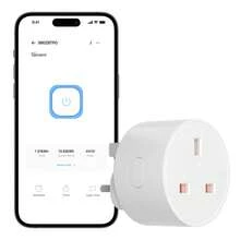 S60ZBTPG,SONOFF Zigbee Smart Plug (Requires Zigbee Gateway) – Remote Control, Energy Monitoring, Timer Schedules, Overload Protection, Zigbee Repeater, Compatible With EWeLink App - 白色 - 查看 2