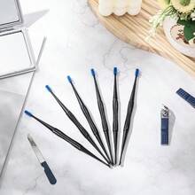 6 Pieces Grips Earwax Remover Tool Spiral Silicone Reusable Ear Cleaner Soft Ear Wax Removal Picker Flexible Double Sided Head Wax Removal Kits For Olders Adult Blue# Xianxiaoc - 藍色 - 查看 7