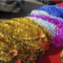 2m Christmas Tinsel Garland Hanging Decor, Christmas Decoration, Birthday Party, Wedding Supplies, Colorful Streamer Home Decor Christmas Decorations Room Decor Winter