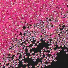 0.2cm/0.3cm/0.4cm/0.5cm平底水钻树脂水钻仿钻装饰材料适用于杯子、玩具、手工DIY、鞋子、服装 - A62深玫紅 - 查看 11