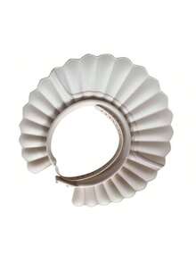 1个婴儿硅胶浴帽，柔软可调节防晒帽，保护头部、眼睛和耳朵，粉色 - 彩色 - 查看 8