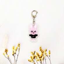 1 Piece, ,Spell Back Key Chain, Cartoon Photo Card, Bag Pendant, Cheng Xiao Lu Guangxia Cartoon Surrounding, Acrylic Key Chain Animation Surrounding, Party Gifts, Backpack Pendant.