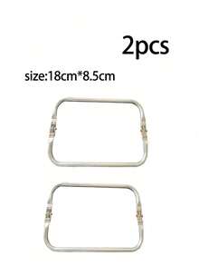 3 件套可折叠框架手拿包配件、DIY 组件、可更换零件、可重复使用包配件、手提包备件