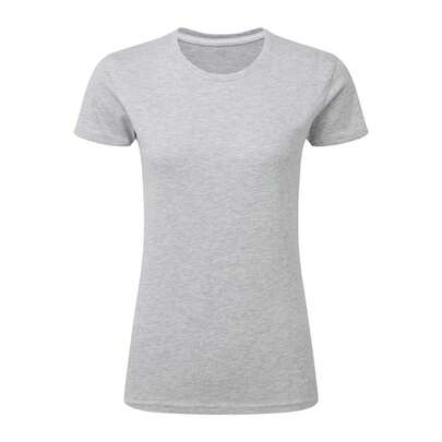 SIGNATURE Womens/Ladies Plain Tagless TShirt (Light Oxford)