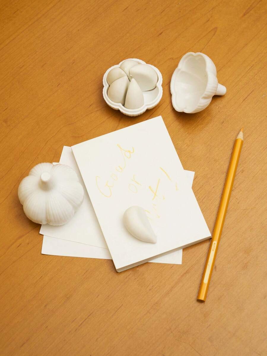 Joivida 6pcs Garlic Creative Eraser Clean And Scratchy Cute Set Student Kindergarten Gift Elephant Skin Eraser Back To School - Multicolor - View 1