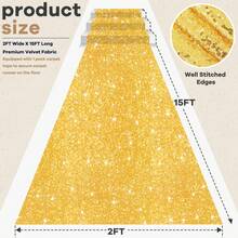 Golden Sequin Aisle Wedding Aisle Outdoor Activities Carpet Runners Runway Carpet Vintage Beach Aisle Racing Birthday Party Dance