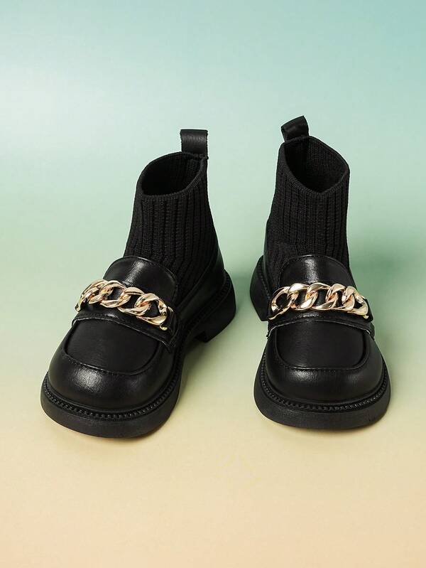 1 par de meias infantis de tricô tipo botinha, leves e confortáveis para uso diário ao ar livre, primavera/outono/inverno