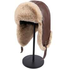 Winter Cycling Ushanka Hat, Warm Ear Protection Hat, Outdoor Thermal Lined Thick Casual Earmuff Hat