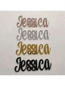 1pc Customized Name Graduation Cake Topper, Gold Wedding Cake Topper, Personalized Cake Topper, Retro Wedding Cake Topper, Customized "Mr. & Mrs." Cake Topper, Anniversary Cake Topper