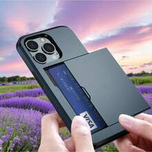 钱包式手机壳，兼容 16 Pro Max / 15 Pro / 14 / 13 / 12 / 11 / 7 / 8 / SE 2020 2022 / X / XS / XR / XS Max，16 16pro 16promax 15 15pro 15plus 15promax 14pro 14plus 13pro 12pro X XS XR 7 8 Plus SE2 SE3，带卡槽 - 藍色 - 查看 5