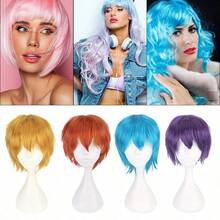 Heat Resistant Chemical Fiber Wigs Daily Wear Women Wigs Sweet Cute Wigs Prom Party Wigs Natural Hair - 黑色 - 查看 4