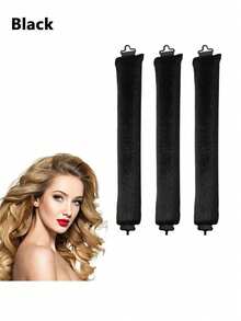 Bộ 3 thanh uốn tóc không dùng nhiệt, thanh uốn đàn hồi có móc để tạo sóng lớn, phù hợp với mọi loại tóc, thanh uốn tóc khi ngủ, sử dụng tại nhà và ký túc xá, dụng cụ tạo kiểu tóc, phụ kiện uốn tóc khi ngủ và bộ dụng cụ uốn sóng lớn, bộ dụng cụ tạo kiểu tóc và phụ kiện tóc. - Nhiều màu - Xem 9