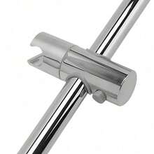 Trintion Adjustable Shower Rod Replacement Bracket Shower Head Bracket With Sliding Adjustable Shower Rod Telescopic Lifting Rod Suitable For Bathroom Shower Room - Silver - View 6