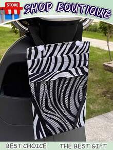 Bolsa de almacenamiento impermeable para manillar de bicicleta, bolsa de almacenamiento para guardar artículos en la bicicleta antes de montar, soporte para teléfono móvil para la cesta de la bicicleta. Bolsa de suspensión para bicicleta y motocicleta ligera y portátil, muy adecuada para viajes. Bolsa de almacenamiento para bicicleta, bolso para manillar de bicicleta, bolsa de bicicleta con bolsillos de malla, soporte portátil para teléfono móvil de bicicleta, accesorios para bicicleta