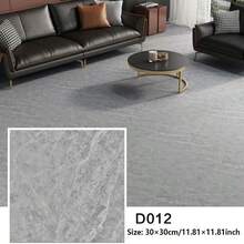 10/20Pcs Self-Adhesive PVC Floor Stickers, Wall Stickers, Marble Pattern, Peel And Stick, Easy To Install, Kitchen, Living Room, Bathroom, Corridor, Office, Waterproof Self-Adhesive Floor Stickers, Wall Stickers, Home Decoration 11.8In*1.8In