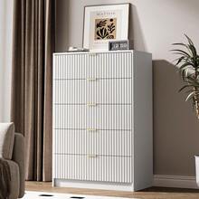 BVFUKA 5 Drawer Dresser For Bedroom, Tall Dresser Chest Of Drawers With Gold Handles, 32 Inch Wide Nightstand With For Bedroom, Living Rooms, Offices, And Entryways, White - 白色 - 查看 1