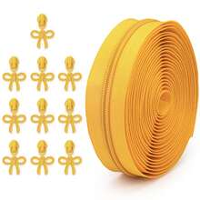 1 套 - 177.16 英寸拉链，带 10 个蝴蝶拉链头，多色拉链，带配套蝴蝶拉链头，适用于服装、箱包、手工 DIY、缝纫替换 - 套裝 - 查看 16