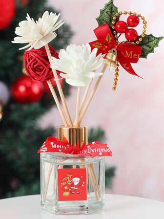 圣诞礼物香氛 50ml 家用空气清新剂，适用于浴室、卧室、办公室、书房，室内香薰，厕所除臭香水，家居装饰，圣诞装饰品，房间装饰，圣诞礼物