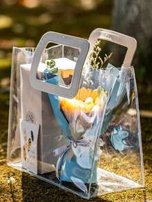 10/5/1件-透明加厚PVC礼品袋、结婚糖果盒手提袋、礼品纪念品袋、午餐袋、圣诞礼品袋。 - 彩色 - 查看 11