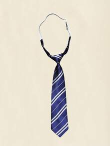 1pc Handmade Polyester Red Striped Arrow Shaped Skinny Tie, Essential For Back To School, Suitable For Halloween Party, Great Gift - Twill Tie - View 5
