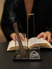 Incense Holder, Incense Stick, Backflow Incense Burner, Sandalwood Agarwood Aromatherapy Burner, Home Health Care Incense Burner Base - 彩色 - 查看 1