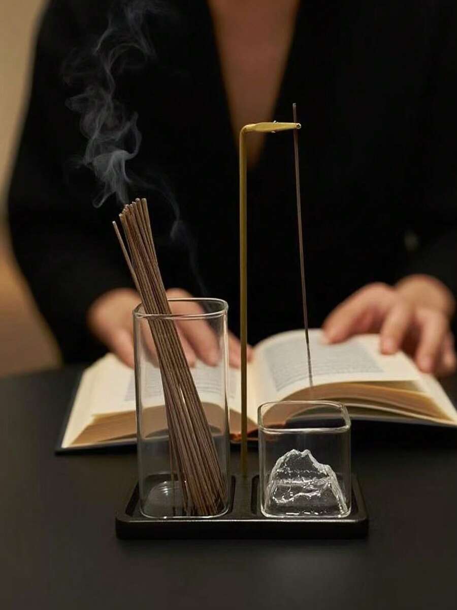 Incense Holder, Incense Stick, Backflow Incense Burner, Sandalwood Agarwood Aromatherapy Burner, Home Health Care Incense Burner Base - 彩色 - 查看 1