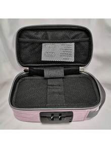 1pc Odor Proof Bag,Password Lock,Tobacco Bag,Smell Proof Bag With Lock,Smoking Tool Storage Bag, Portable Portable Portable Pipe Lock Bag,Carbon Lined Odor Proof Case Containers For Travel Storage (8x4x2.75 Inch)
