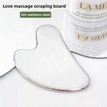 Gua Sha Facial Tools And Facial Roller Set, Daily Skincare Facial Massage Tools For Women, Cooling Stainless Steel Facial Sculpting Eye Roller Gua Sha Tool, Suitable For Daily Use Or As A Self-Care Gift For Women - Silver - 銀色 - 查看 8