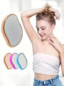 Reusable Crystal Leg Hair Remover For Women And Men,Magic Painless Exfoliation Hair Removal Tool,Ladies Epilator Painless Physical Crystal Hair Remover Eraser Glass Hair Remover,Crystal Hair Remover For All Seasons For Men And Women, Painless Hair Remover, Portable Gentle Epilator, Gentle Exfoliation, Magic Hair Removal Tool