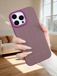 Flower Stripe Design Pattern Mobile Phone Case, Using Anti-Drop, Shockproof, Scratch-Resistant Soft Material, Dirt-Resistant And Durable,  Compatible With Iphone 17Promax/17Pro/17AIR/17/16Promax/16Pro/16Plus/16/15Promax/15Pro/15Plus/15/14Promax/14Pro/14Plus/14/13Promax/13Pro/13/12Promax/12Pro/12/11Promax/11Pro/11 - Màu vàng - Xem 10