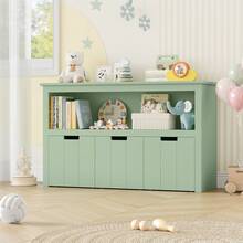 Bookcases, Cabinets & Shelves - Green - View 2
