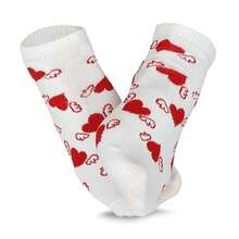 Women's No Show Socks Valentine's Day Gift 3 Pair Pack - Low Cut Cotton Liner Socks For Women - Comfortable Everyday Wear - 如圖705 - 查看 4