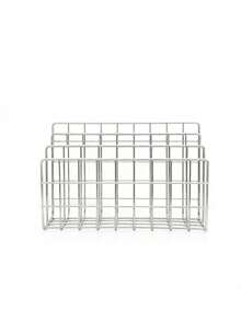 1/2pcs Industrial Style 3-Tier Metal Bookshelf - Modern Desktop Storage Rack, Sturdy And Durable, Suitable For Home, Office, Library Organization, Space-Saving, Can Be Used As Bookshelf And Magazine Rack - Multicolor - View 8